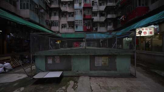 香港怪物大厦猪笼城寨空镜