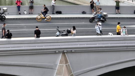 上海乍浦路桥视频素材模板下载