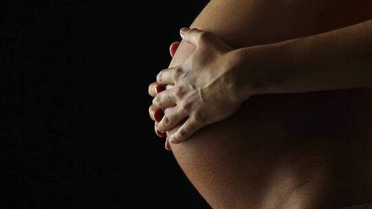 孕妇实拍视频素材模板下载