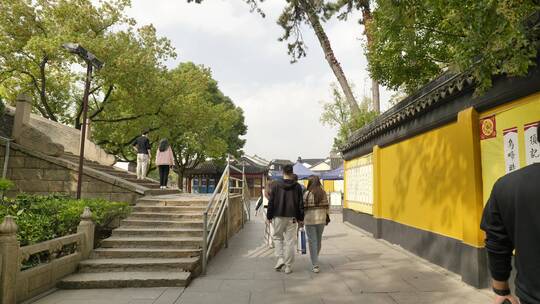 苏州寒山寺古建筑人文景观