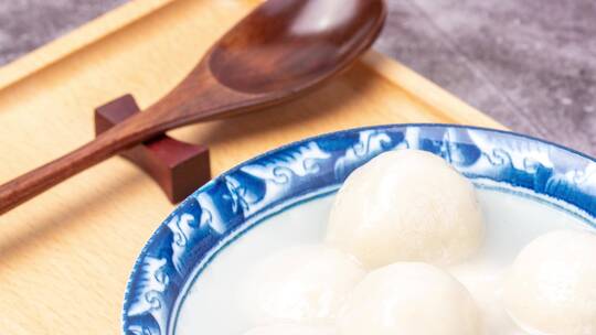 中国传统佳节正月十五美食汤圆视频素材模板下载