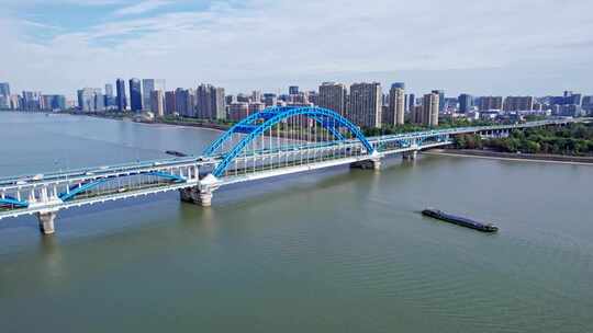 杭州钱江四桥 复兴大桥视频素材模板下载