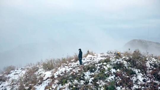 航拍最美家乡雪景，最美风景，住进风景里