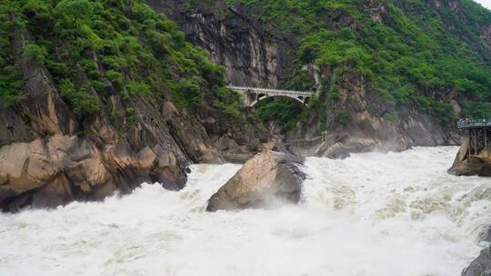 云南旅游虎跳峡宣传视频素材模板下载