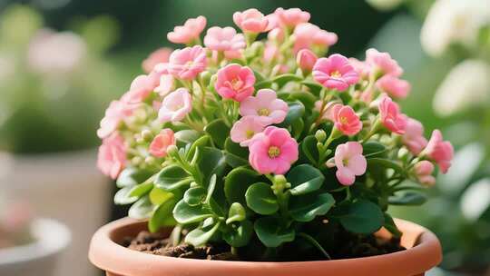 盆栽花卉的绚丽绽放室内盆栽花卉养殖