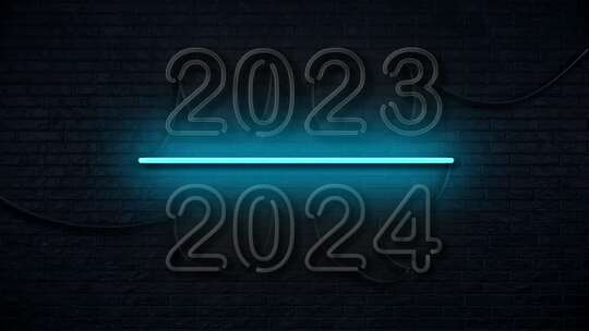 2024新年数字背景
