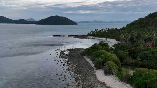 泰国苏梅岛拉迈海滩海湾热带岛屿自然风光