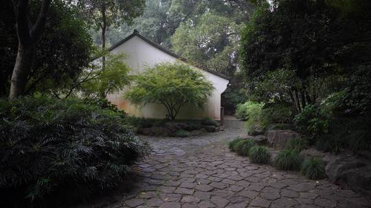 杭州宝石山玛瑙寺连横纪念馆