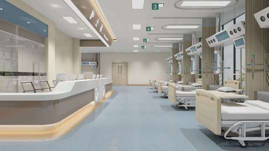 现代医院住院部病房合集