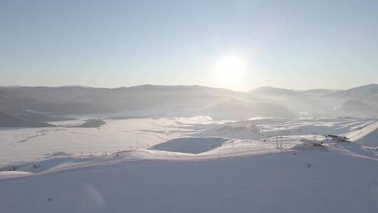 新疆滑雪4K航拍