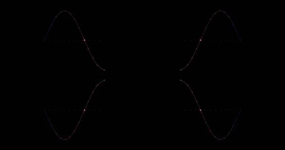 405 4K酷炫时尚炫彩细线条波点背景