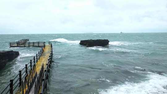 广西北海涠洲岛大海南岸鳄鱼山旅游旅行