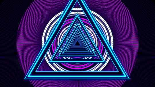 科幻通道数字背景穿梭