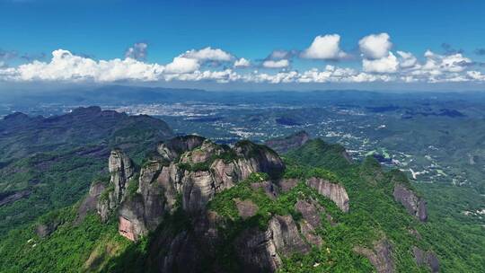 广西玉林大容山大景航拍