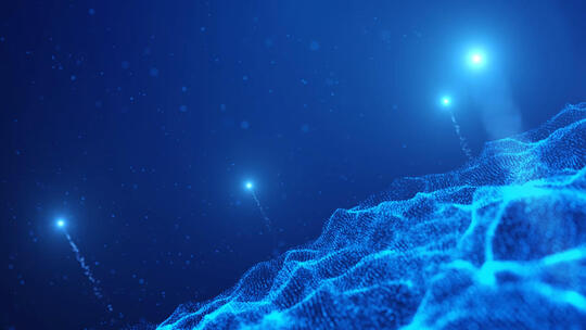 粒子海洋波浪特效4KAE工程