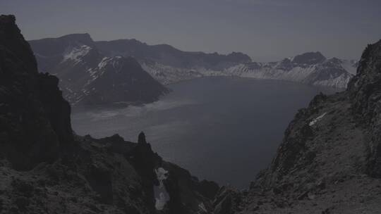 亚洲中国吉林省长白山天池全景2未调色