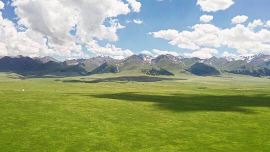 中国新疆伊犁那拉提草原自然风景