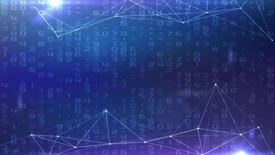 用数字数字连接的网络线路