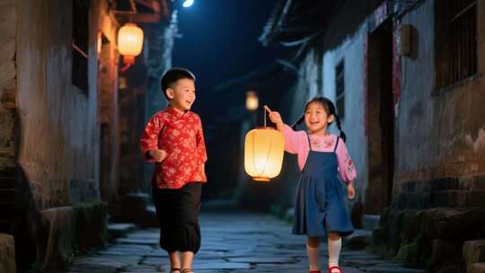 提灯笼的欢乐童年
