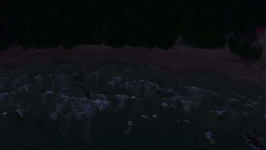 海南红石滩海上栈道航拍视频素材模板下载
