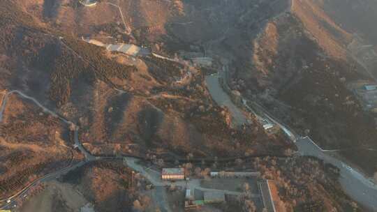 航拍 建筑 村庄 风景 景色 农村