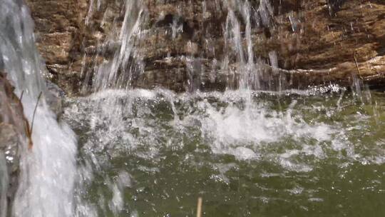 激流水流瀑布踏春河水河流视频素材模板下载