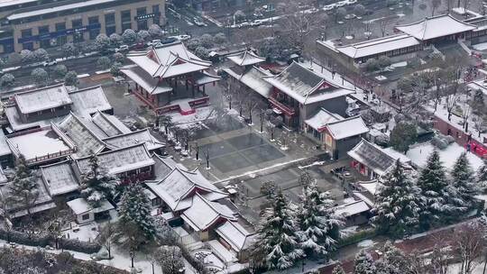 西安大唐芙蓉园雪景