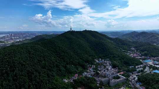 长沙湘江新区岳麓山城市景观