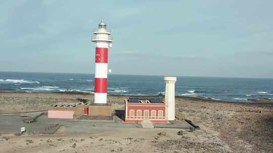 灯塔，富埃特文图拉，海洋，海