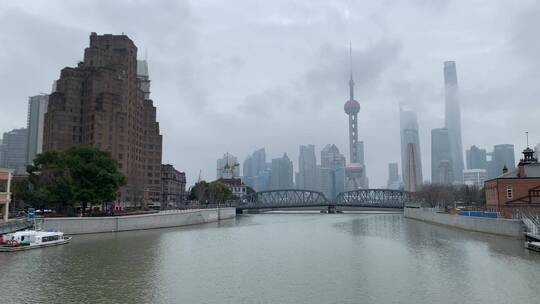 上海天际线视频素材模板下载