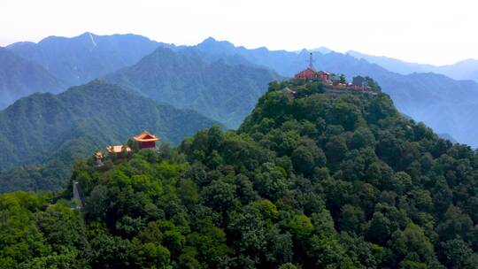 西安南五台山风景区秦岭山脉