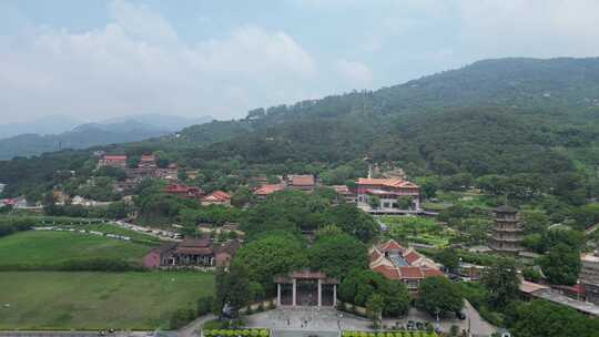 航拍福建莆田南山广化寺