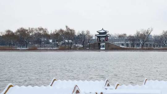 园林雪景