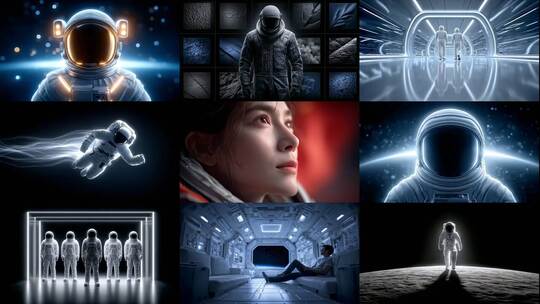 探索宇宙奥秘 宇航员的星际之旅高清在线视频素材下载