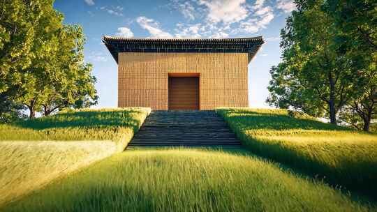 中国风宫殿建筑 背景片头 天坛故宫公园