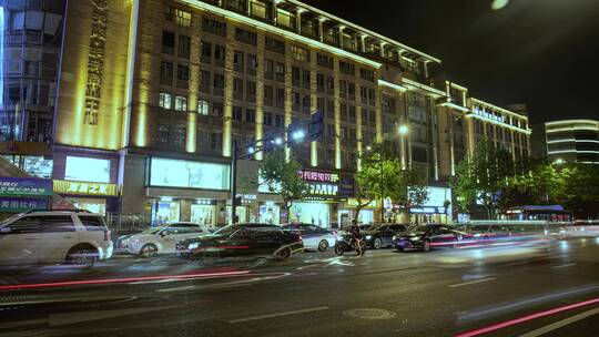 杭州夜景视频素材模板下载