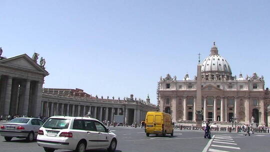 罗马和梵蒂冈的交通和建筑