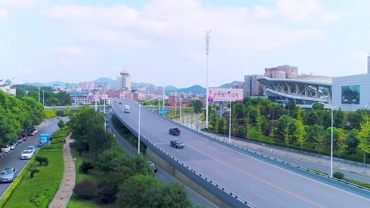 浏阳 城市航拍 空镜 合集 2视频素材模板下载