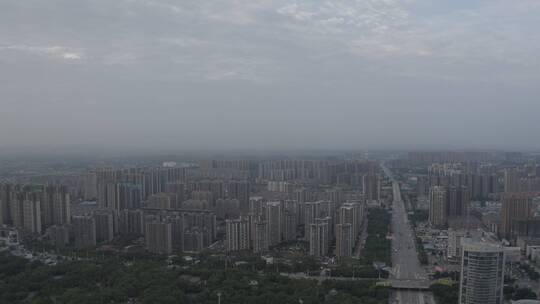 航拍衡阳广电平湖公园视频素材模板下载