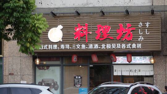 商业区店铺视频素材模板下载