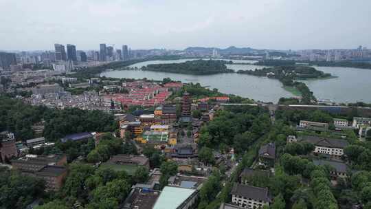 江苏南京鸡鸣寺玄武湖航拍