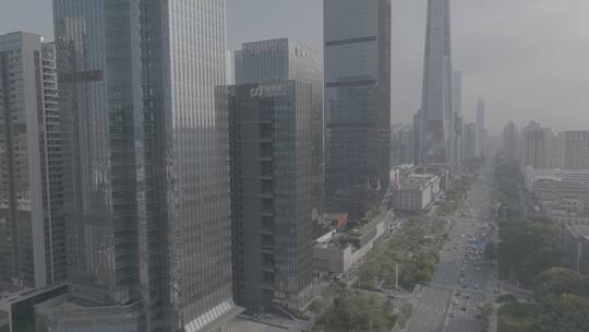 深圳浦发银行分行大楼视频素材模板下载