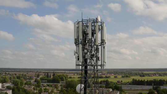 电信塔天线和卫星传输蜂窝5g和4g移动信