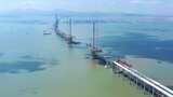 黄茅海大桥建设中十高清在线视频素材下载