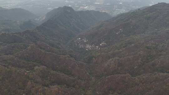 秦岭山脉秋季风景