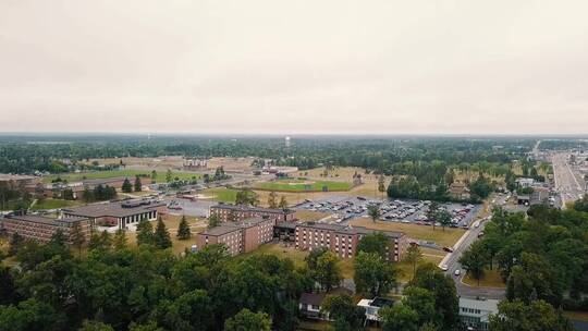 鸟瞰图大学占地面积