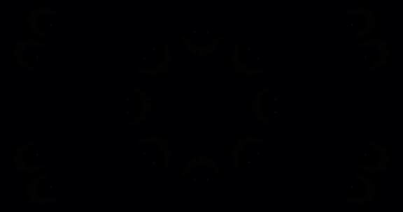 A0152 4K时尚唯美绸子拼接万花筒背景