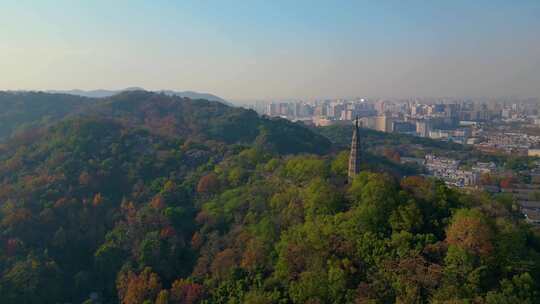 浙江省杭州市西湖景区苏堤三潭印月小瀛洲雷