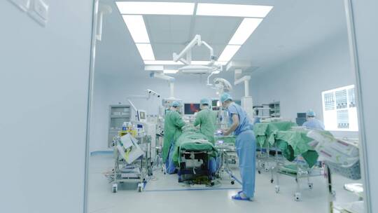 高端医院麻醉手术麻醉医生大型手术治疗实拍视频素材模板下载