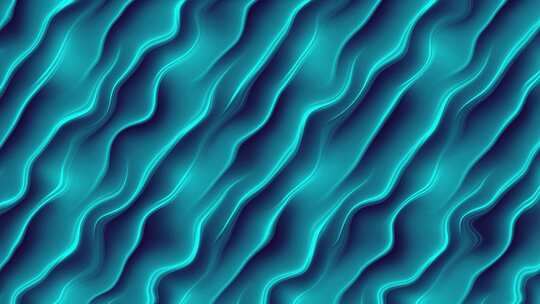 蓝色抽象波浪背景循环动画